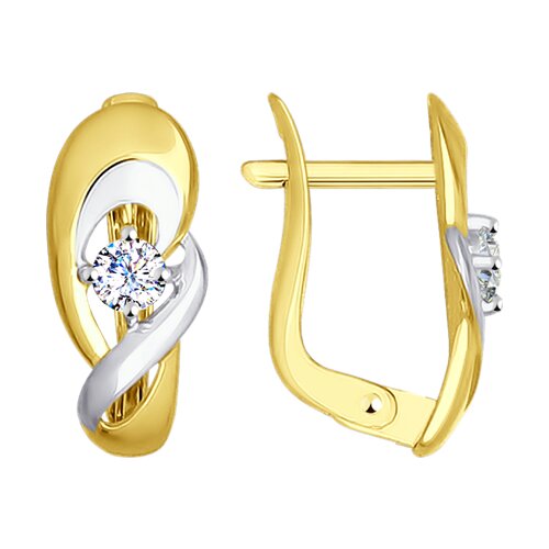 Серьги из желтого золота