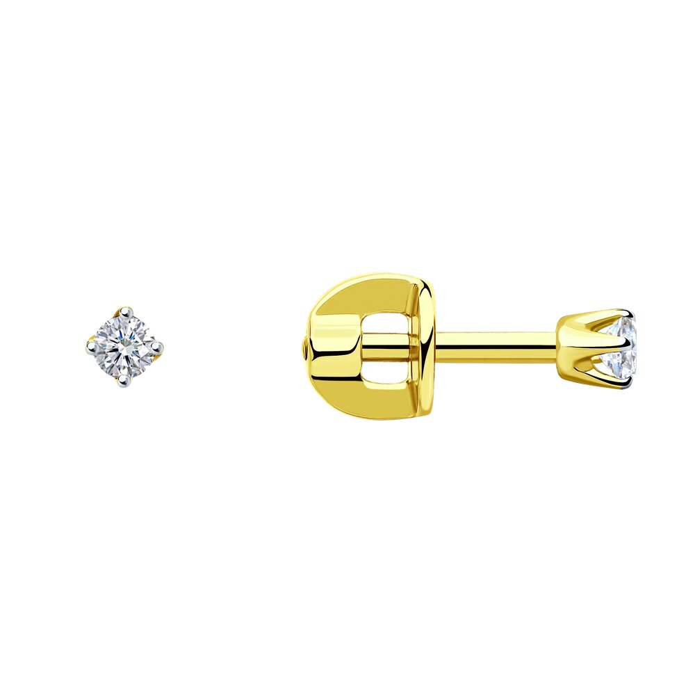 

Серьги SOKOLOV Diamonds из желтого золота с бриллиантами