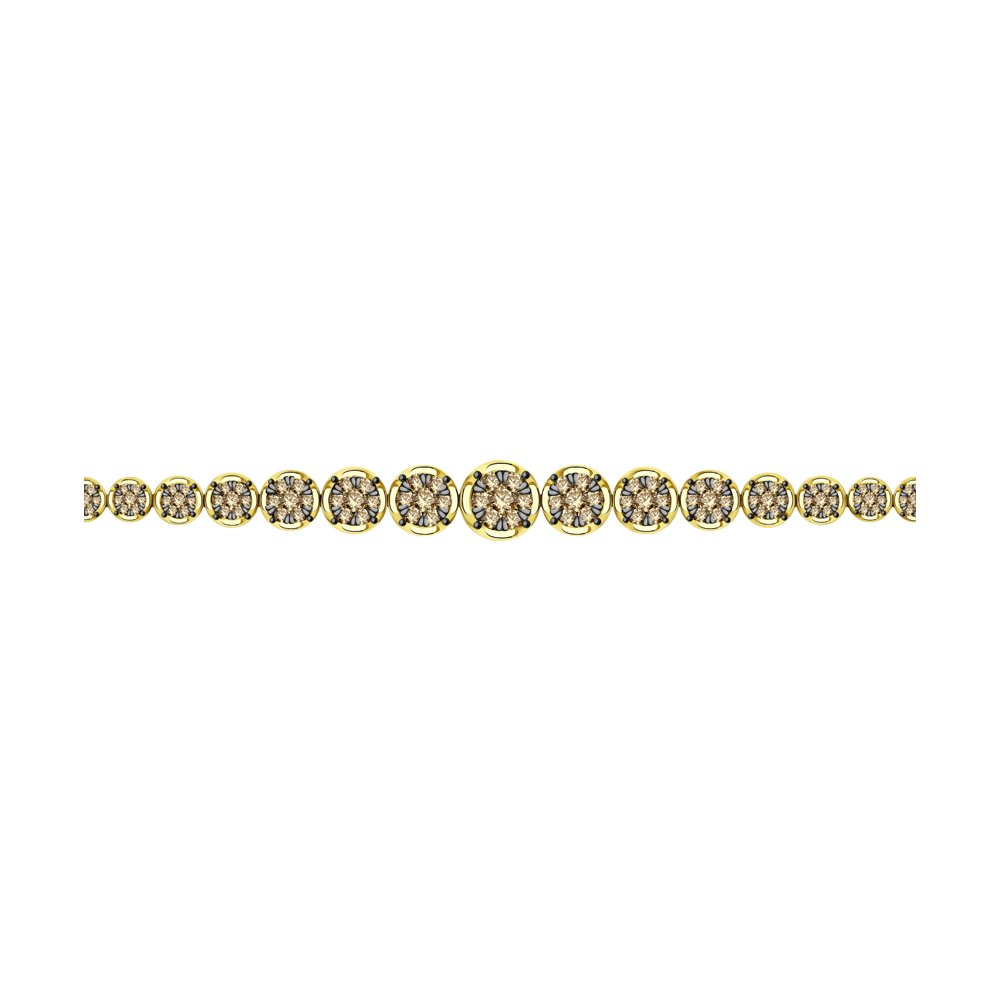 

Браслет SOKOLOV Diamonds из желтого золота с бриллиантами