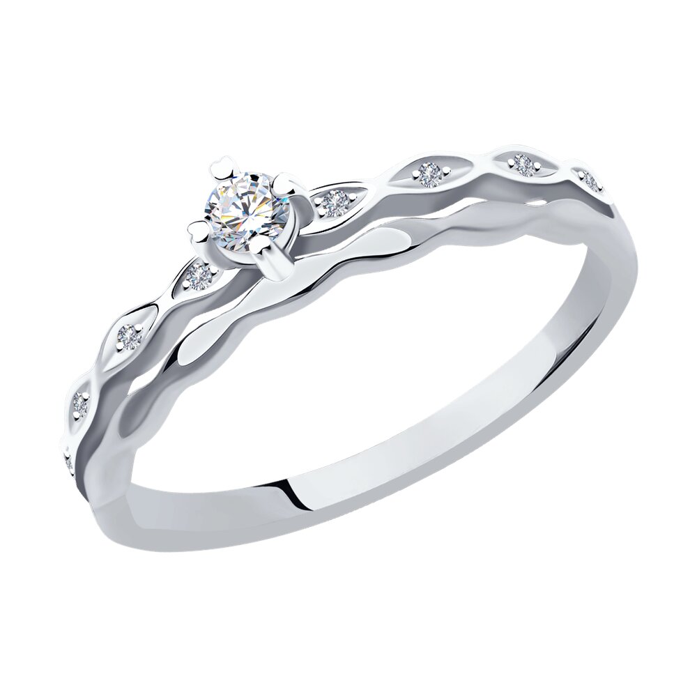 

Кольцо SOKOLOV Diamonds из белого золота с бриллиантами