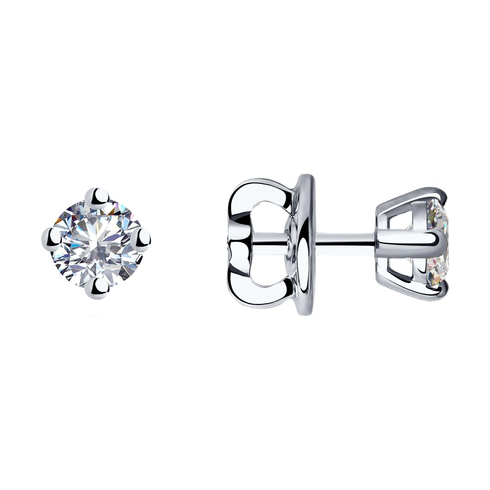

Серьги SOKOLOV Diamonds из белого золота с бриллиантами