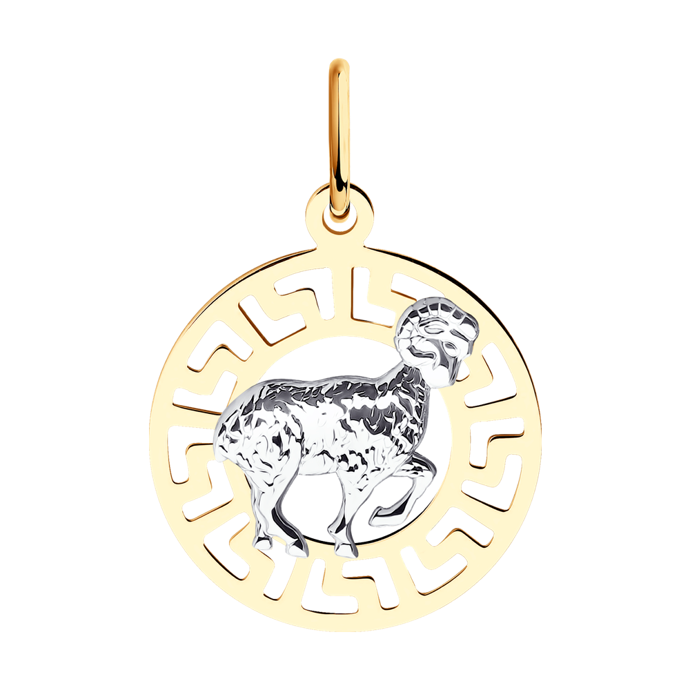 фото Подвеска «знак зодиака овен» sokolov из золота