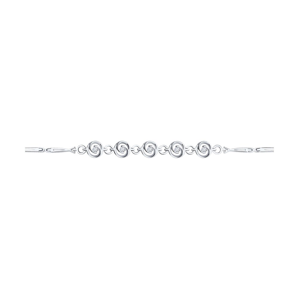 

Браслет SOKOLOV Diamonds из белого золота с бриллиантами