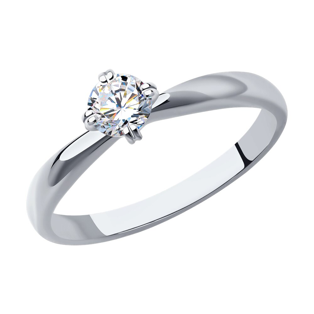 

Кольцо SOKOLOV Diamonds из белого золота с бриллиантом