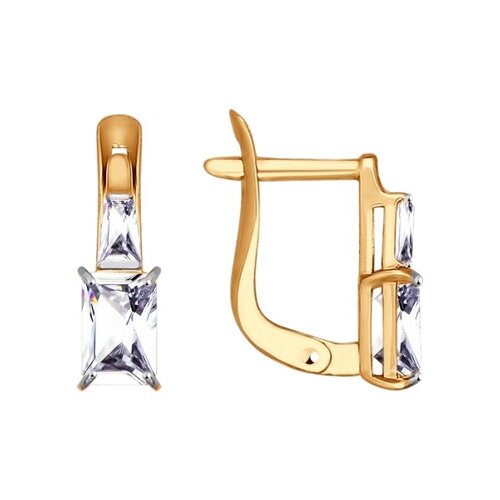 

Серьги SOKOLOV из золота со Swarovski Zirconia