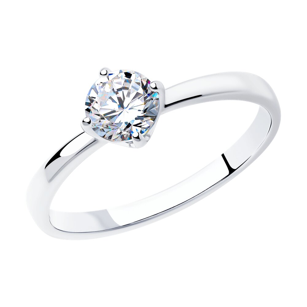 Кольцо SOKOLOV из серебра с фианитом 5190₽