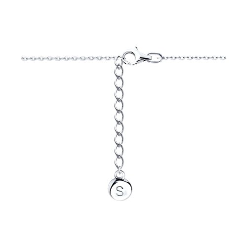 Браслет из серебра с фианитом - фото 3