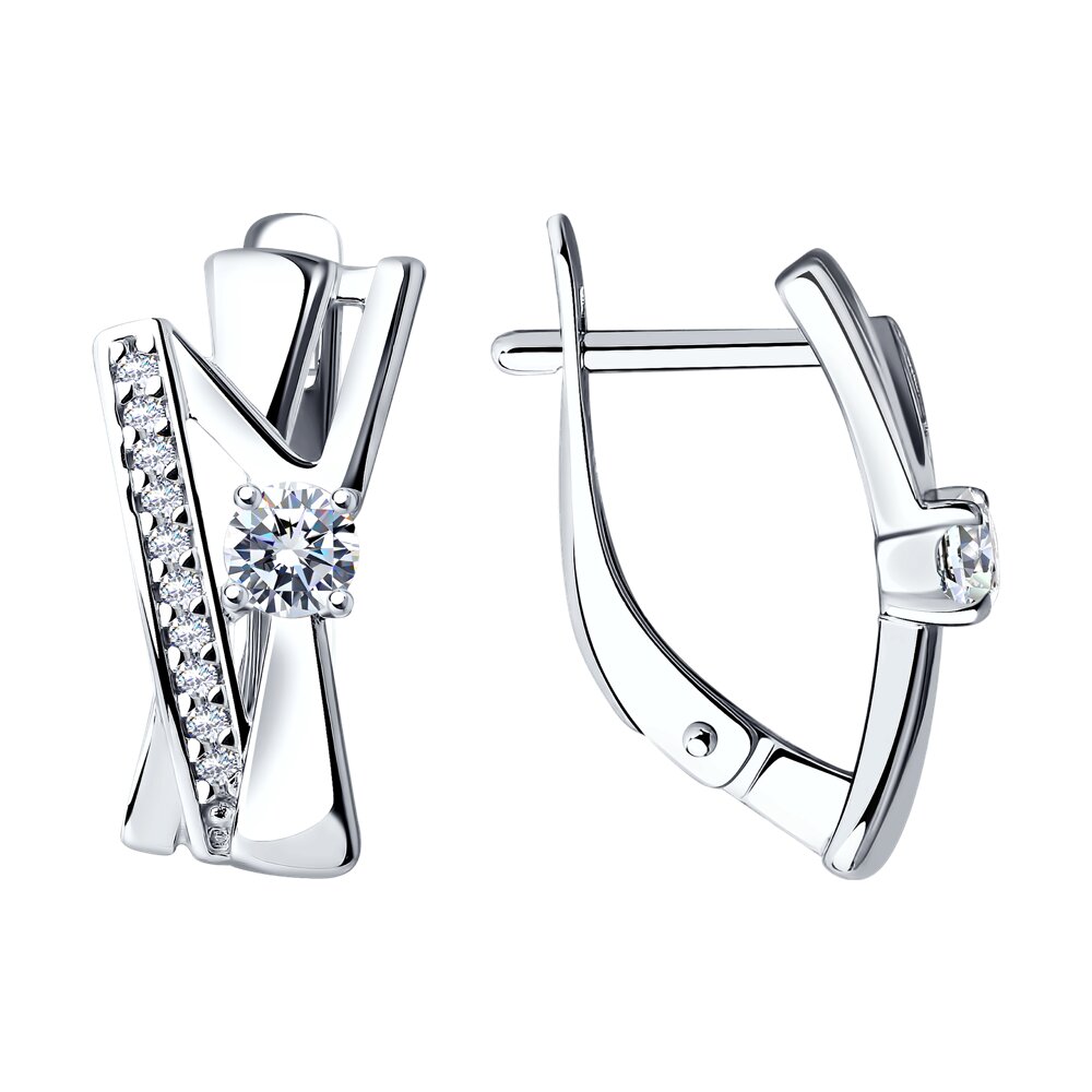 

Серьги SOKOLOV из серебра с фианитами