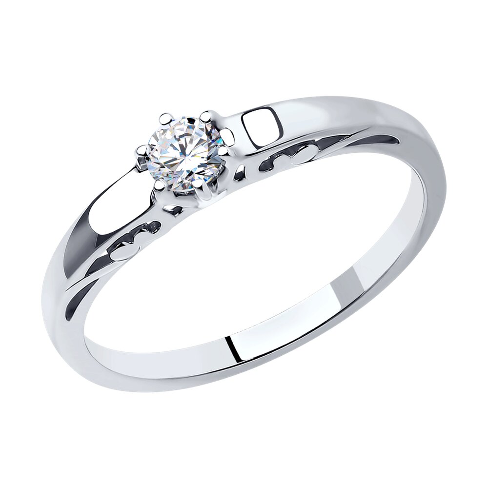 

Кольцо SOKOLOV Diamonds из белого золота с бриллиантом