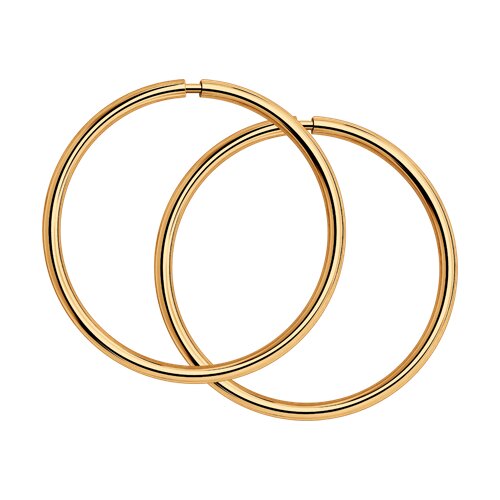 Серьги из золоченого серебра - фото 2