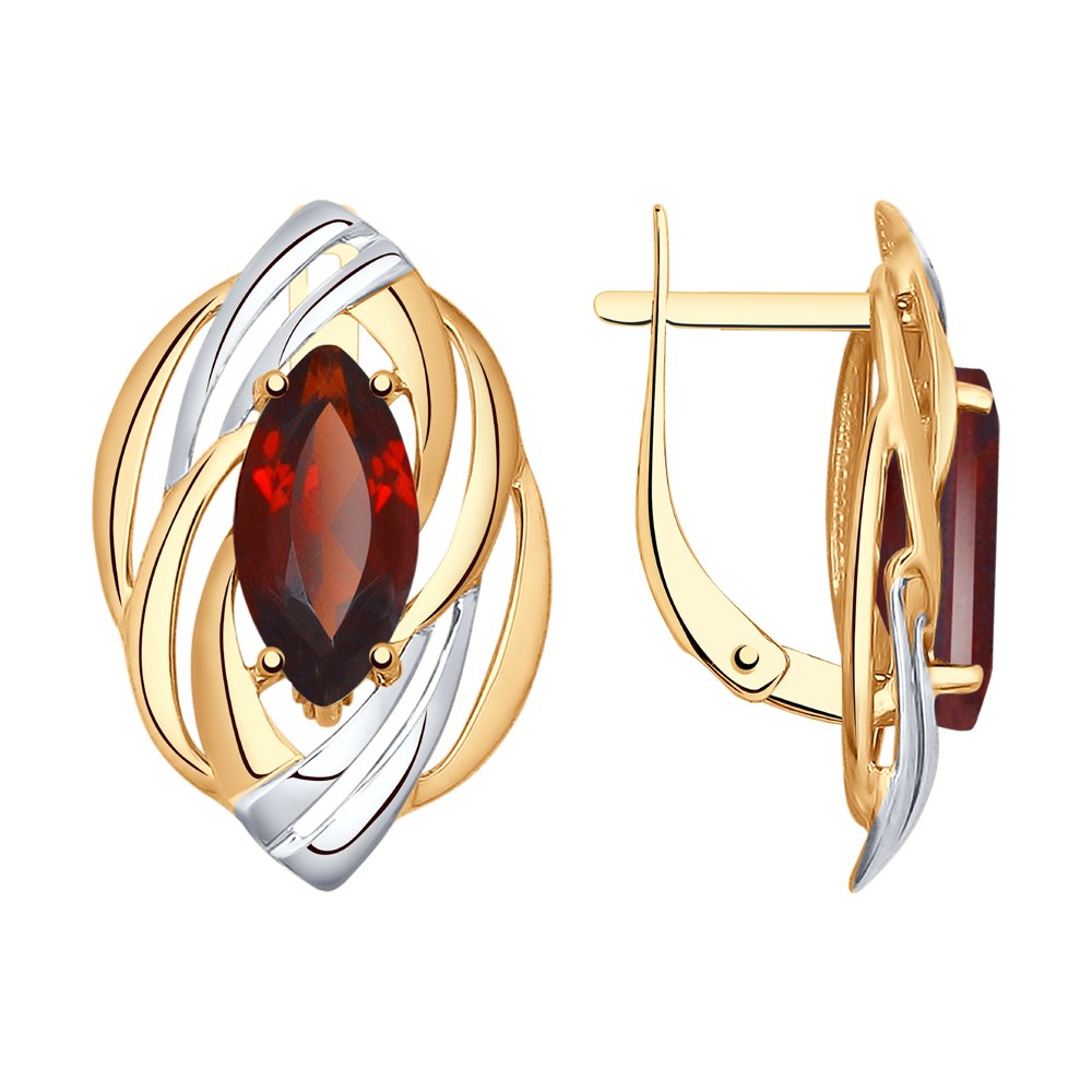 

Серьги SOKOLOV из золота с гранатами