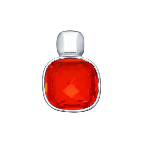 

Подвеска SOKOLOV из серебра с оранжевым кристаллом Swarovski