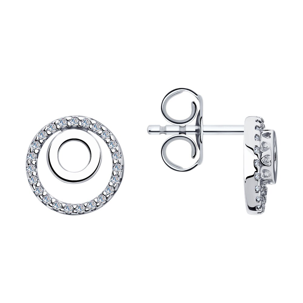 Серьги SOKOLOV из серебра с фианитами 2700₽