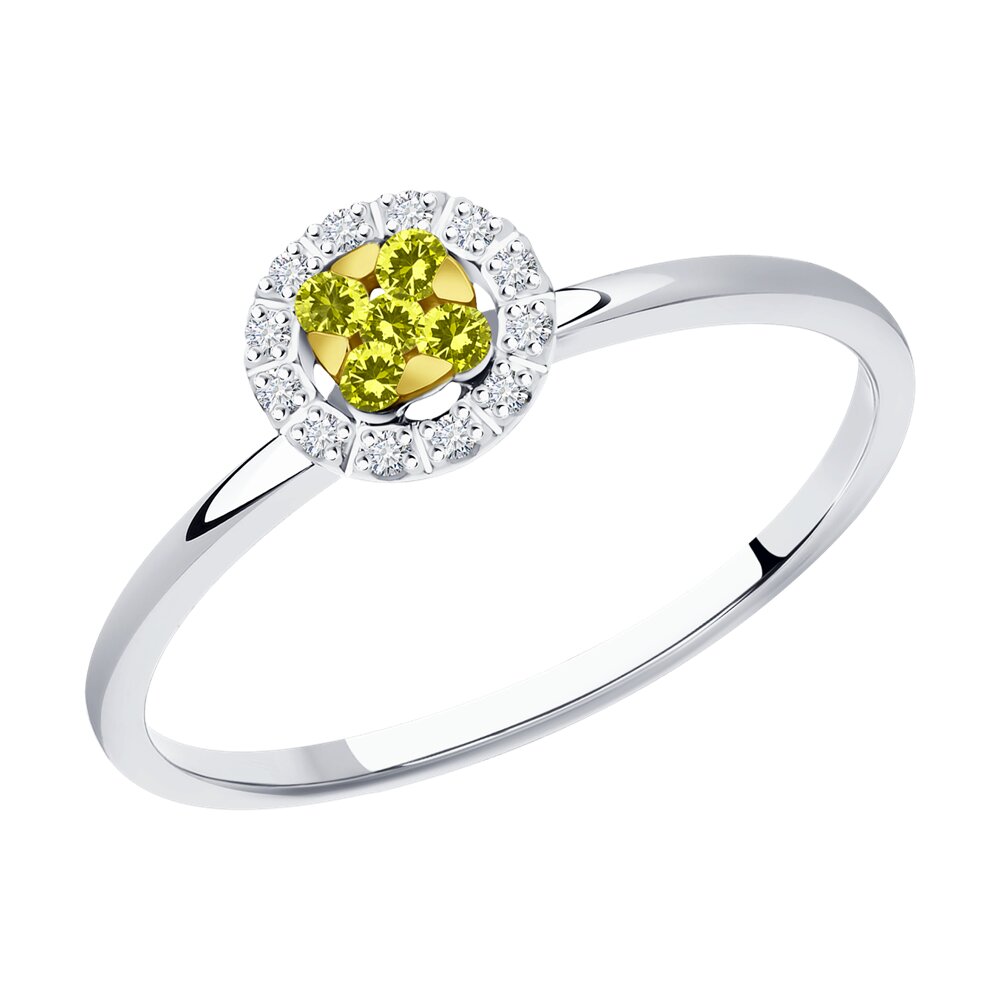 

Кольцо SOKOLOV Diamonds из комбинированного золота с бриллиантами