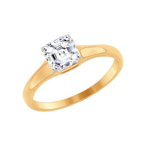 

Помолвочное кольцо SOKOLOV из золота с swarovski zirconia