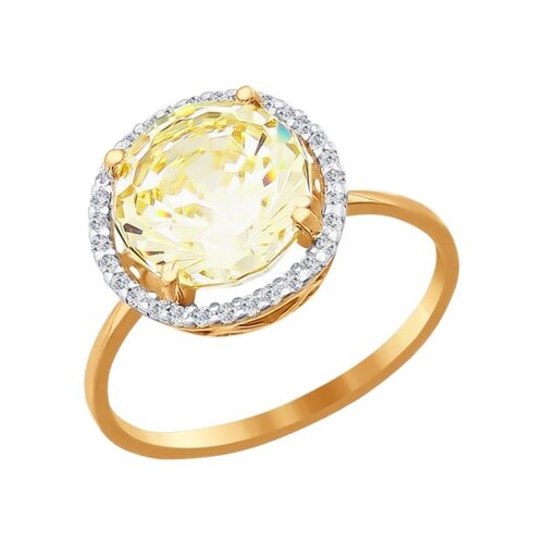 

Кольцо SOKOLOV из золота со Swarovski Zirconia