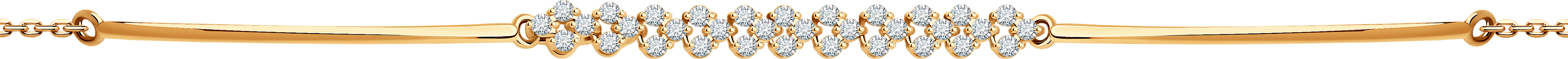 Браслет SOKOLOV Diamonds из золота с бриллиантами