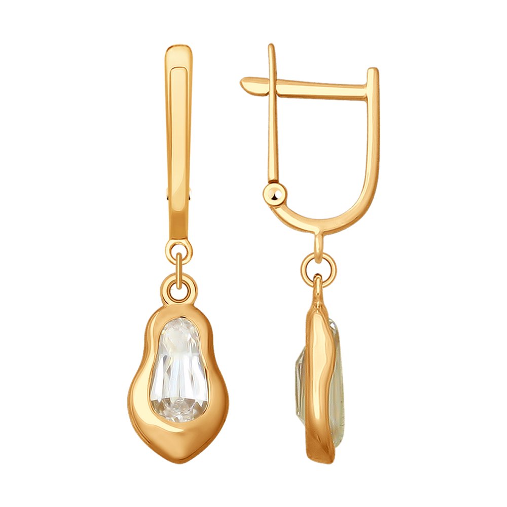 

Серьги SOKOLOV из золота со Swarovski Zirconia