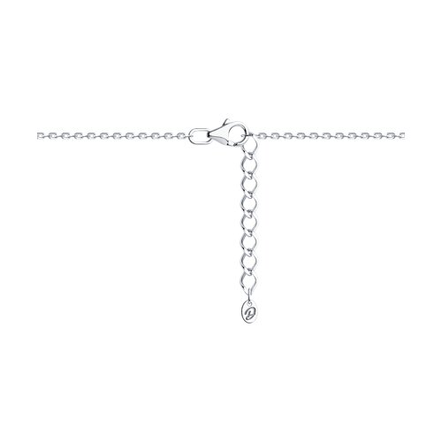 Браслет из серебра с фианитами - фото 2