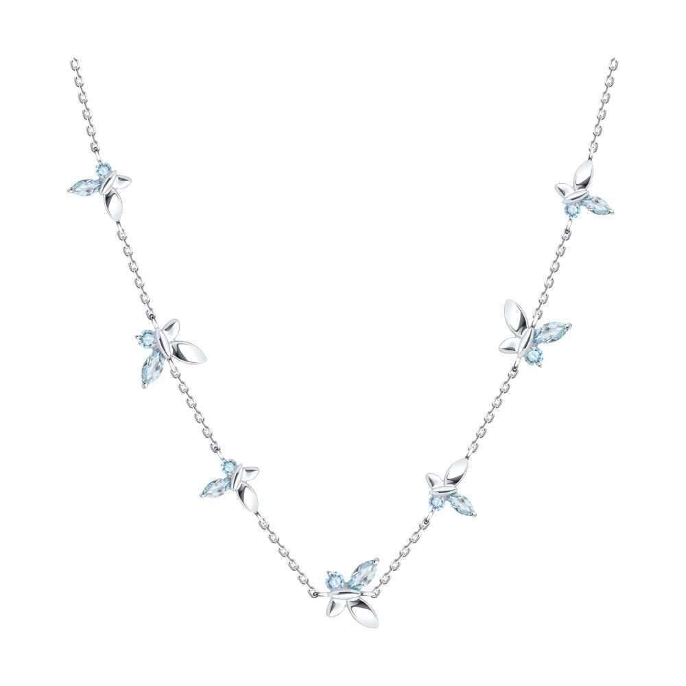 Колье SOKOLOV из серебра с топазами 20990₽