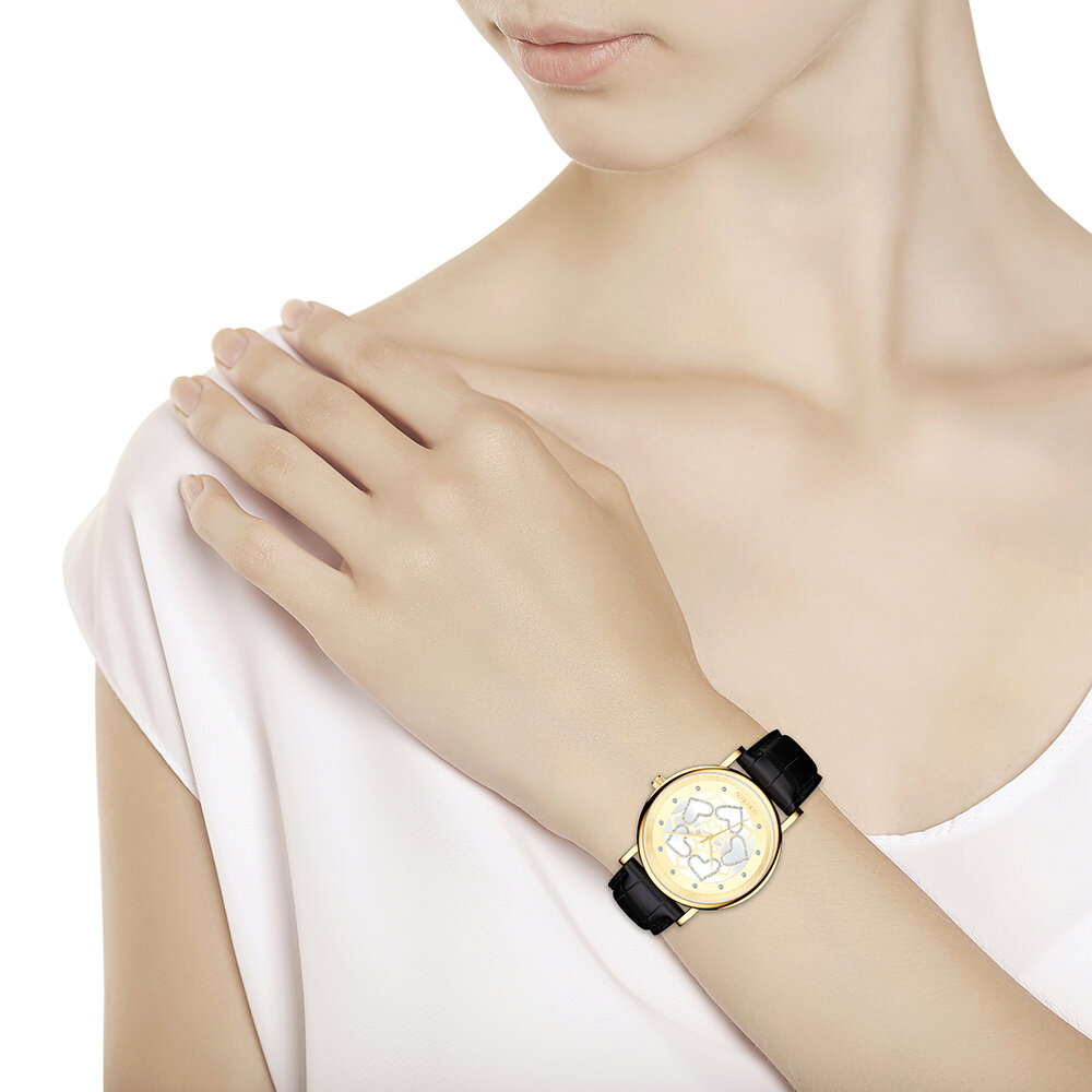 фото Женские стальные часы sokolov