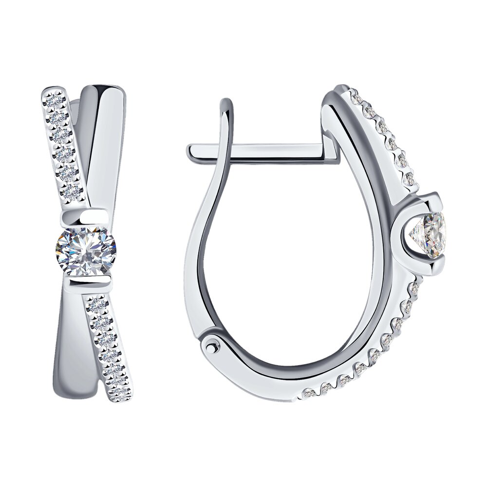 

Серьги SOKOLOV Diamonds из белого золота с бриллиантами