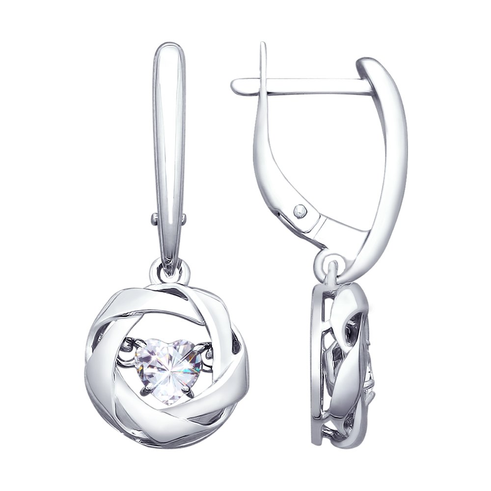 

Серьги SOKOLOV из серебра со Swarovski Zirconia