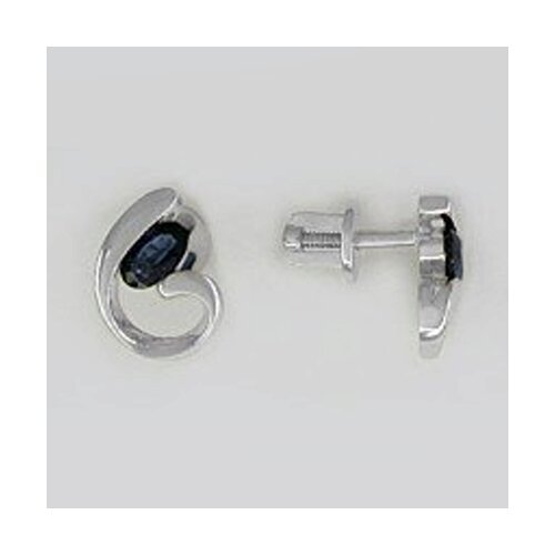 

Серьги-пусеты SOKOLOV из белого золота с сапфирами