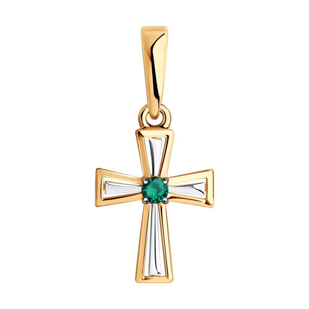 

Подвеска SOKOLOV Diamonds из золота с изумрудом