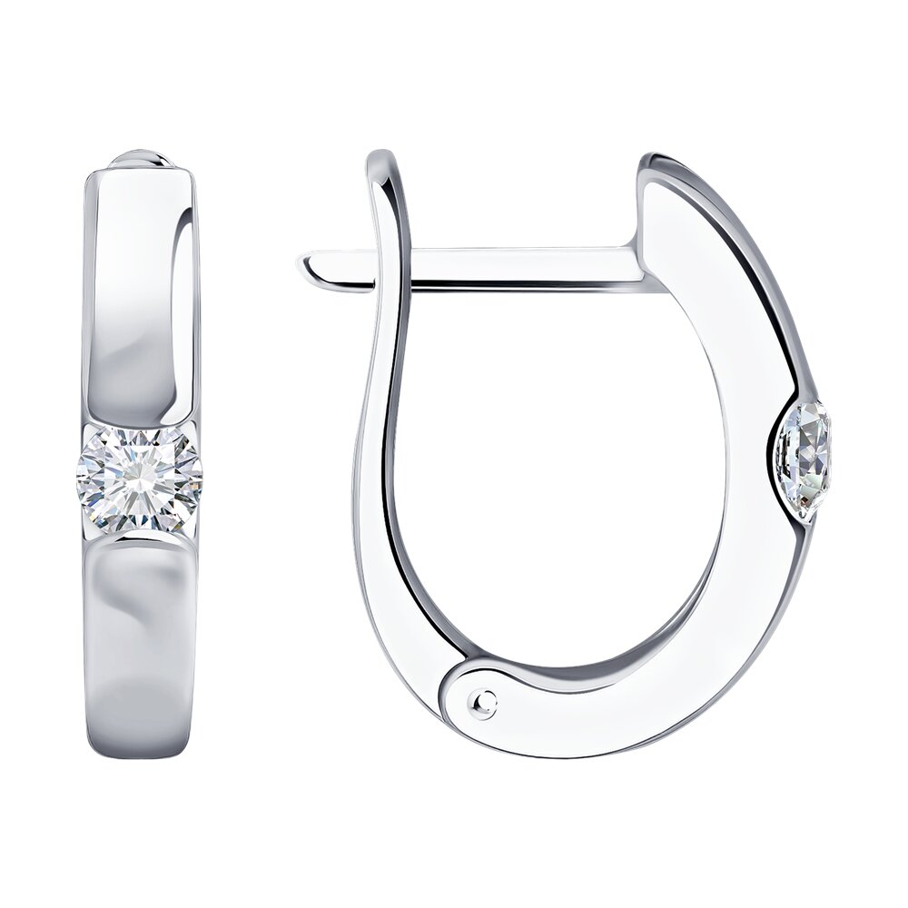 

Серьги SOKOLOV Diamonds из белого золота с бриллиантами