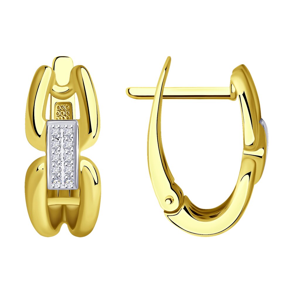 

Серьги SOKOLOV Diamonds из желтого золота с бриллиантами