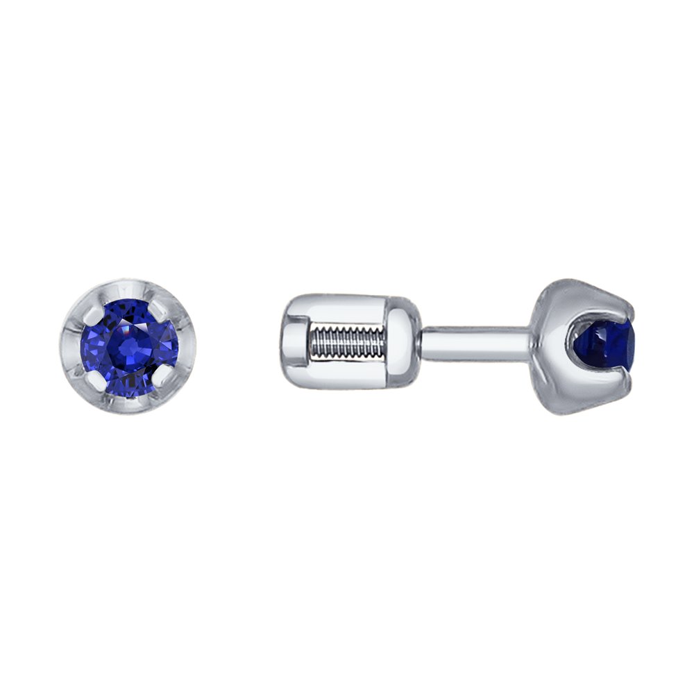 

Серьги SOKOLOV Diamonds из белого золота с сапфирами