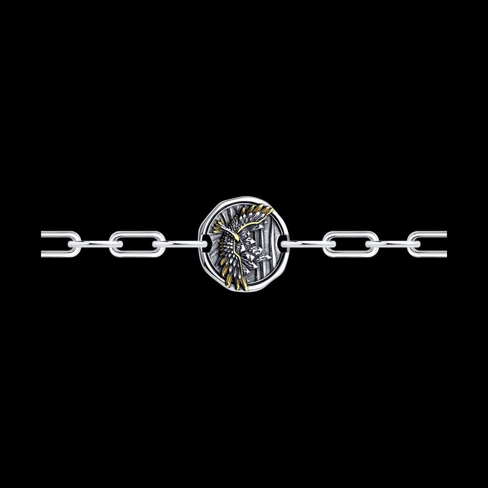 Браслет SOKOLOV из золочёного серебра, фото 2