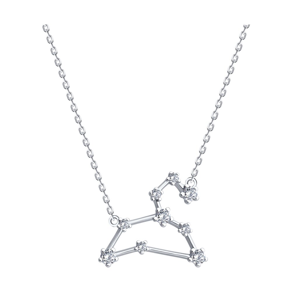 Колье SOKOLOV из серебра с фианитами