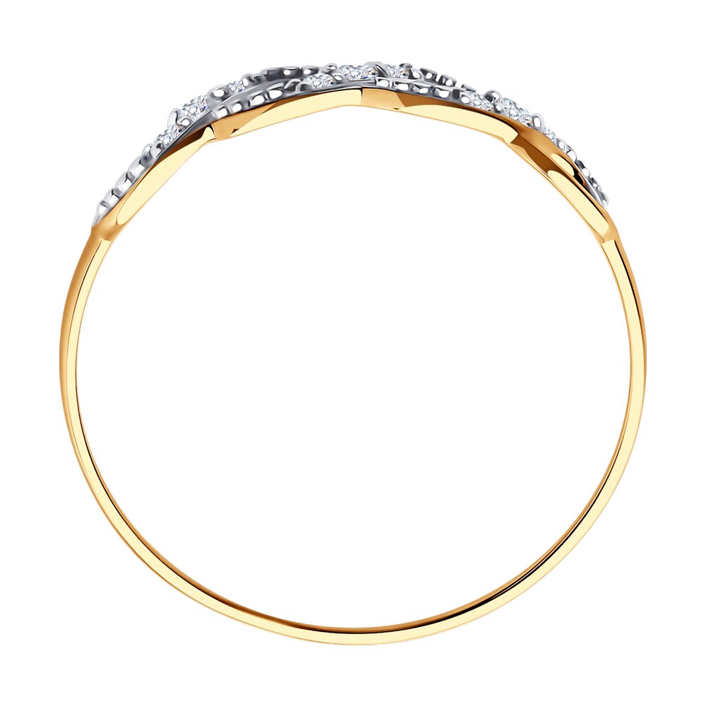 Кольцо SOKOLOV из золота с фианитами