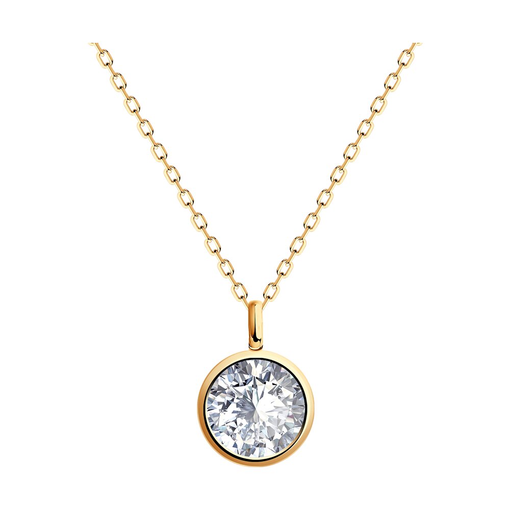 

Колье SOKOLOV Diamonds из золота с бриллиантом