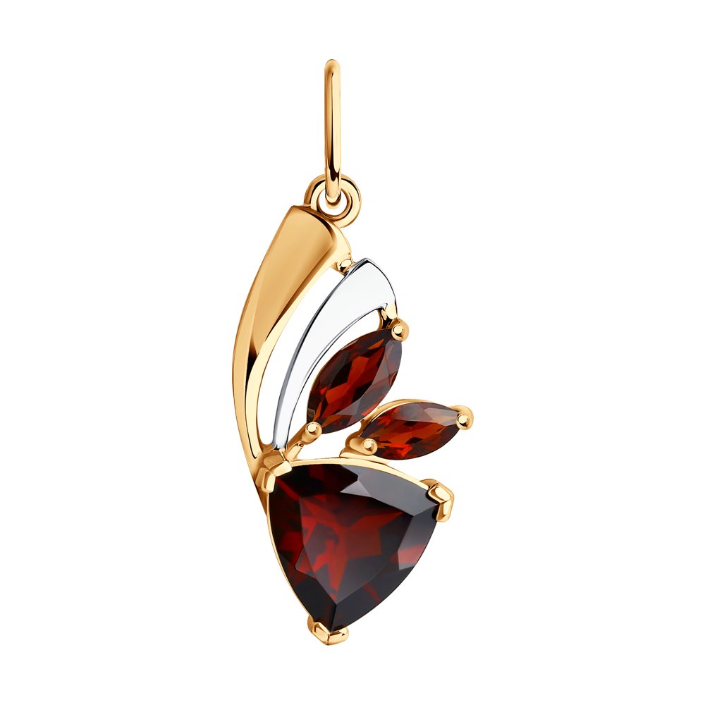 

Подвеска SOKOLOV из золота с гранатами