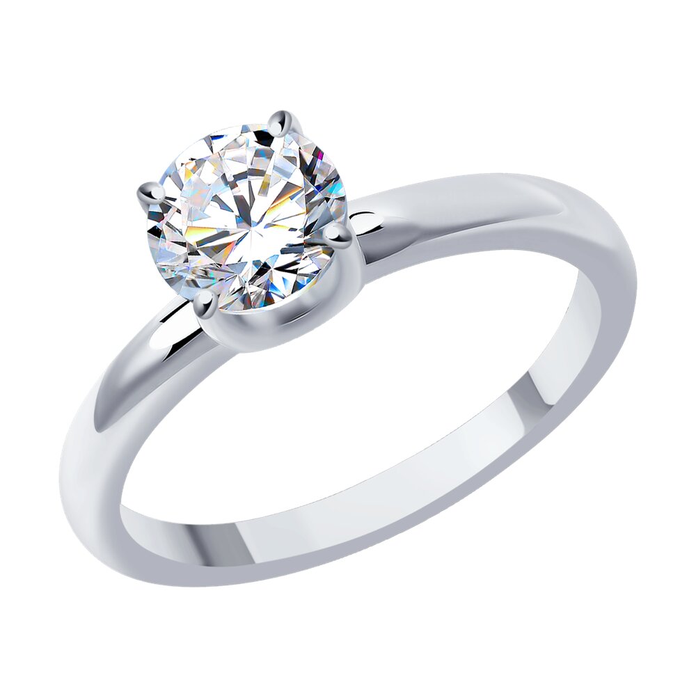 

Кольцо SOKOLOV Diamonds из белого золота с бриллиантом