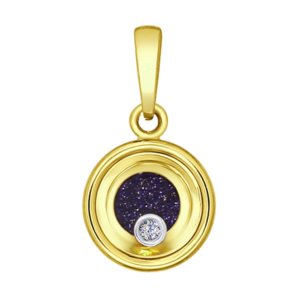 

Подвеска SOKOLOV Diamonds из комбинированного золота с миксом камней