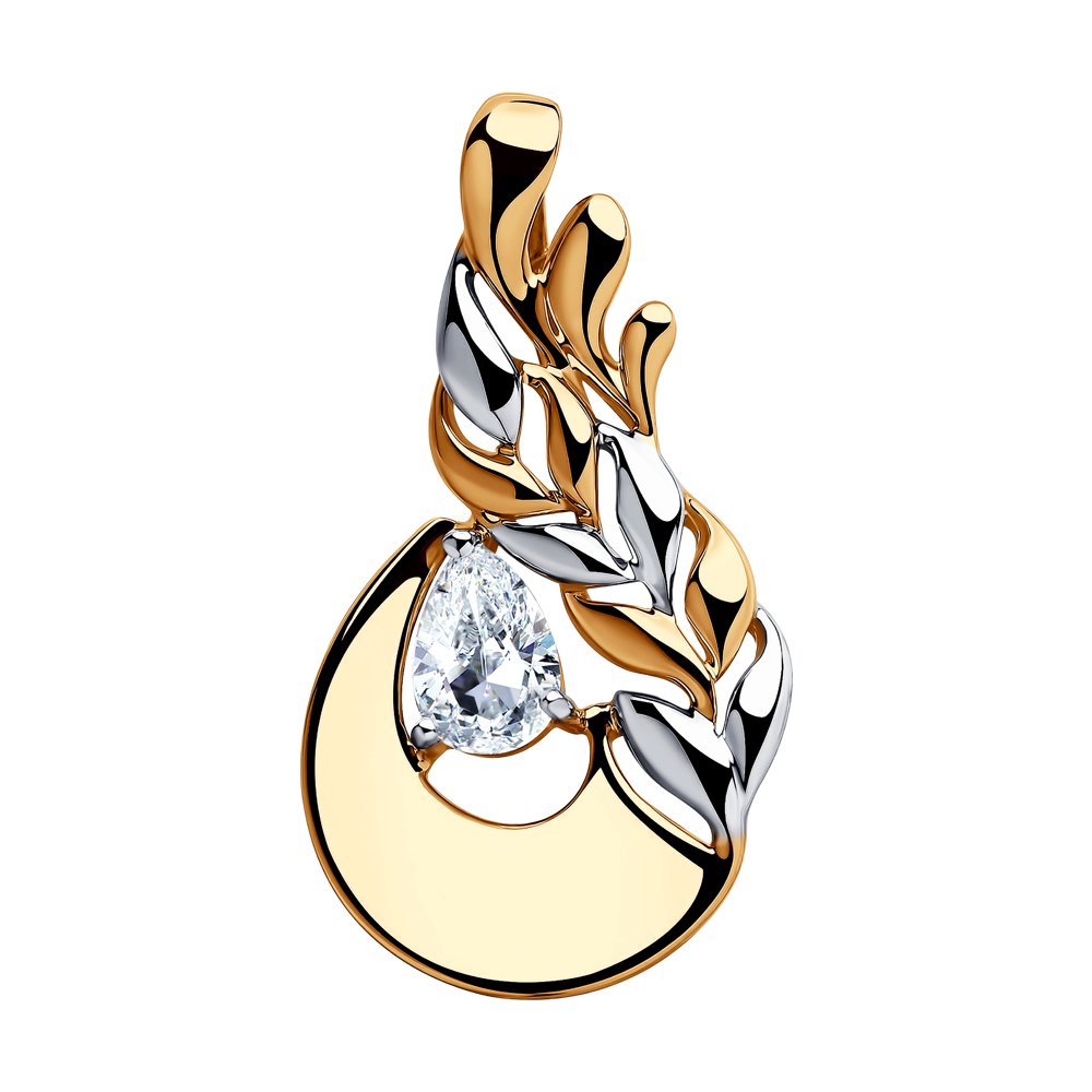 

Подвеска SOKOLOV из золота с фианитом