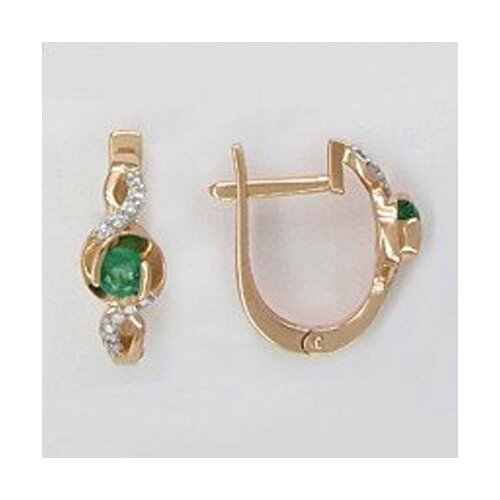 

Серьги SOKOLOV из золота с бриллиантами и изумрудами