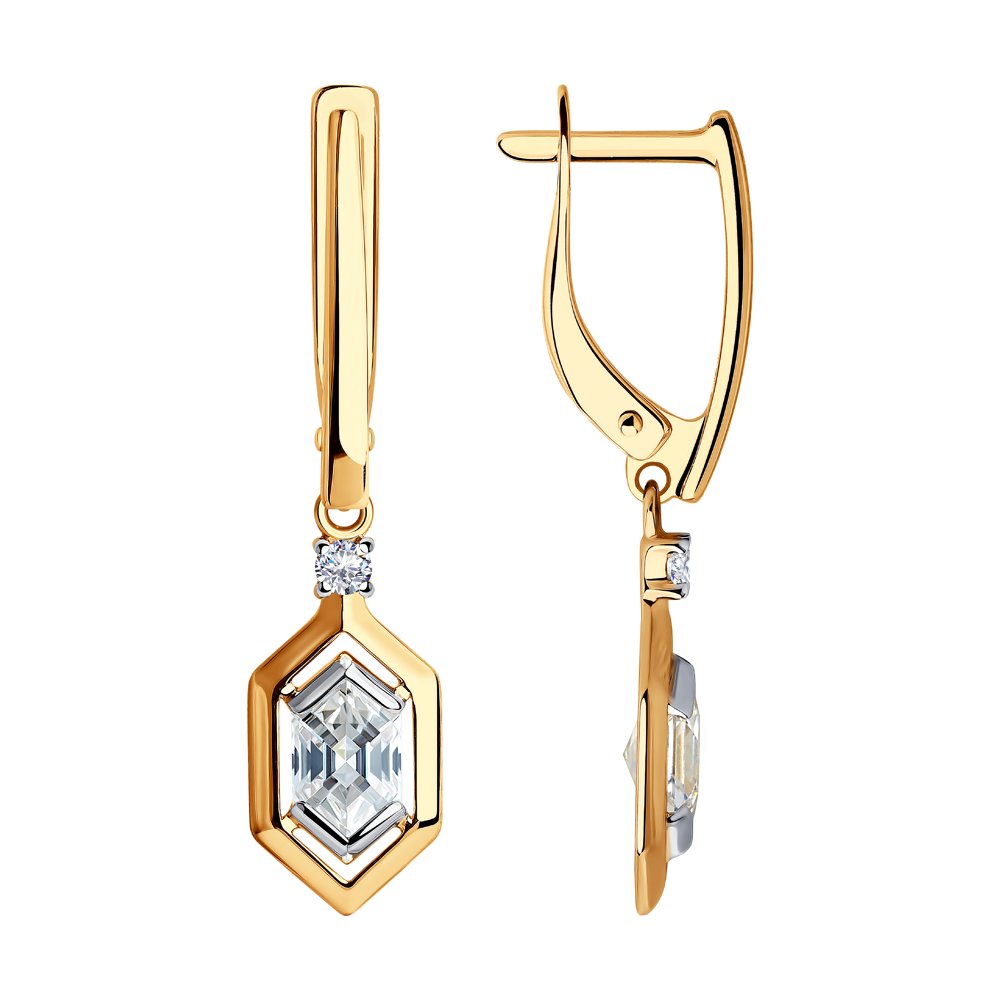 

Серьги SOKOLOV из золота со Swarovski Zirconia