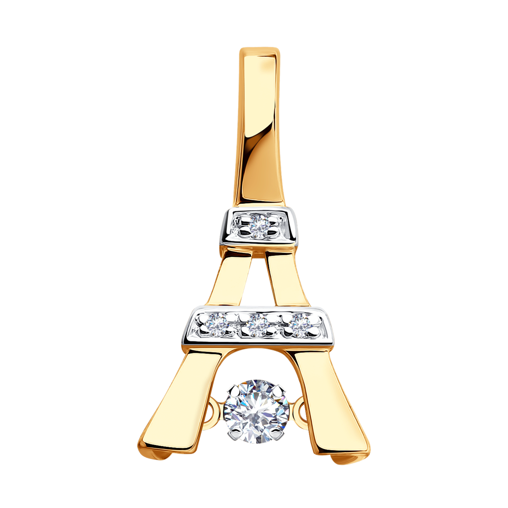 фото Подвеска sokolov diamonds из золота с бриллиантами