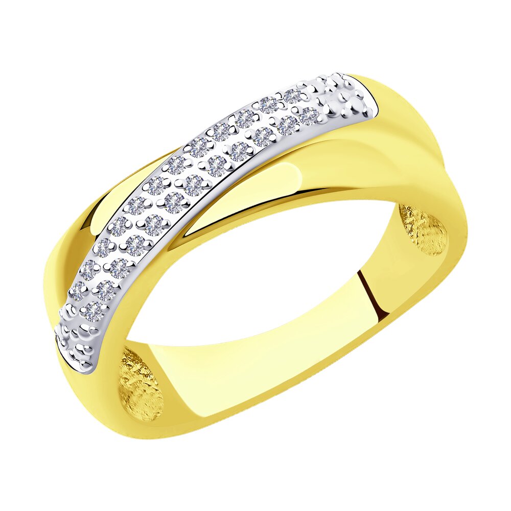 

Кольцо SOKOLOV Diamonds из желтого золота с бриллиантами