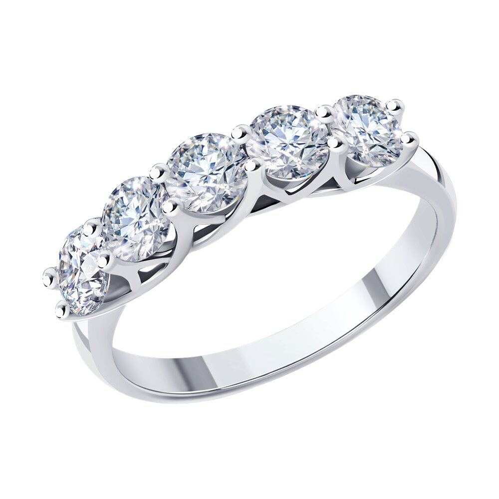 

Кольцо SOKOLOV Diamonds из белого золота с бриллиантами