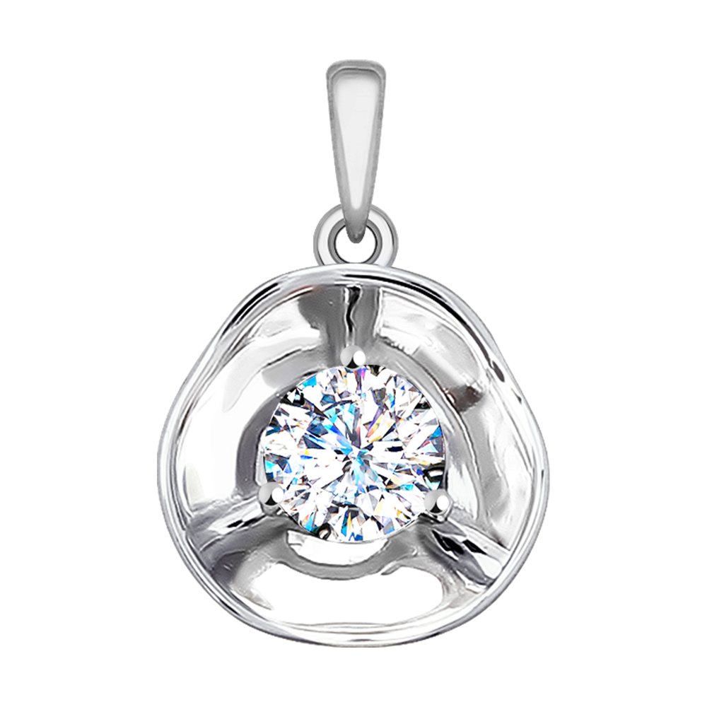 

Подвеска SOKOLOV из белого золота со Swarovski Zirconia