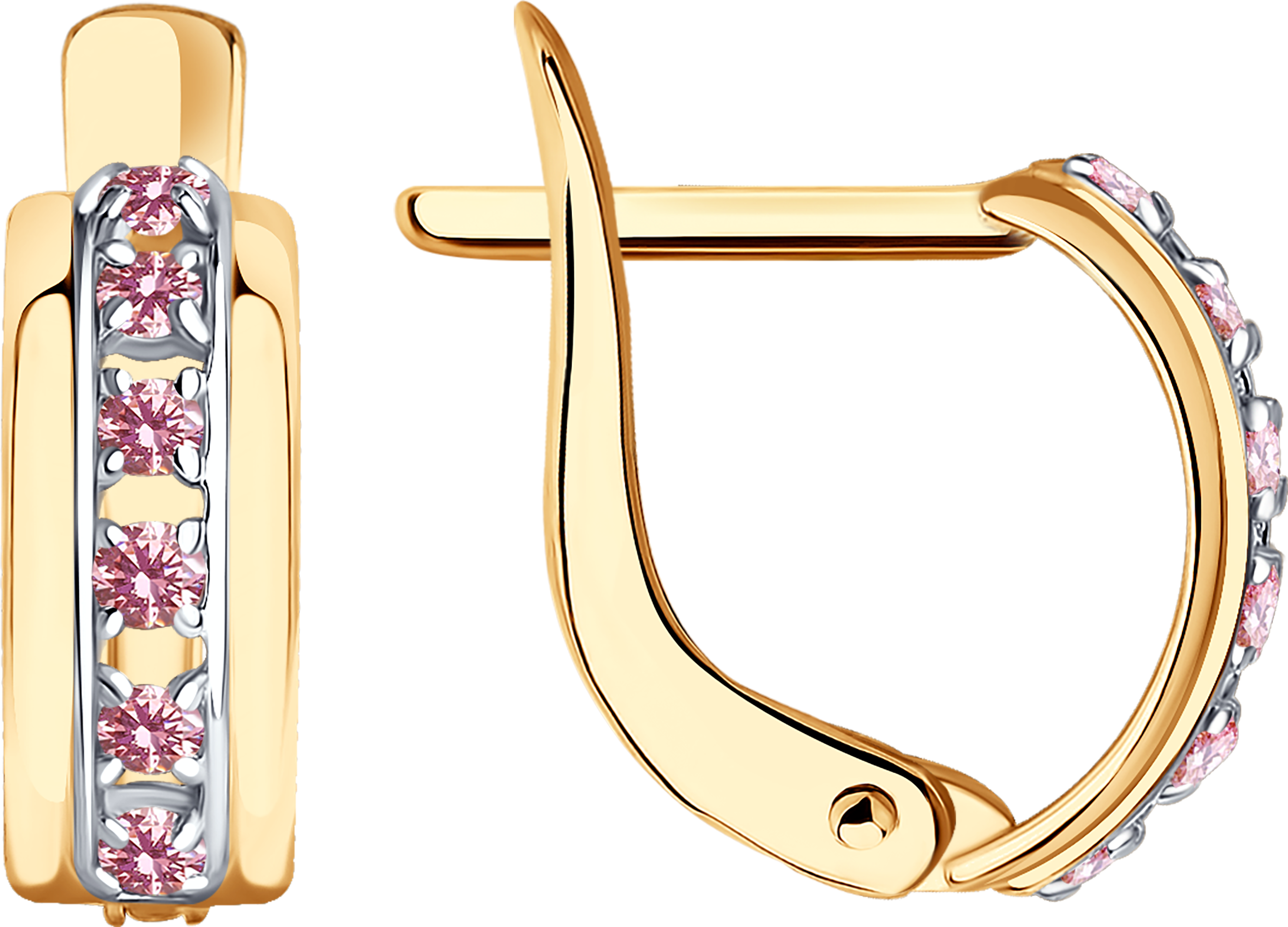 Серьги SOKOLOV из золота с фианитами 8500₽