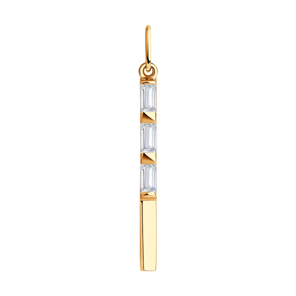 

Подвеска SOKOLOV из золота с фианитами Swarovski