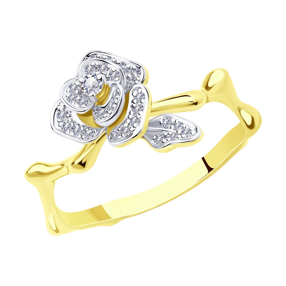 

Кольцо SOKOLOV Diamonds из желтого золота с бриллиантами