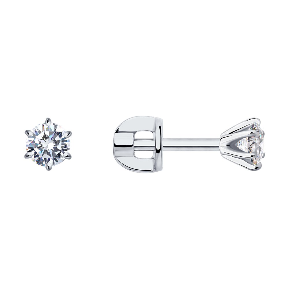 

Серьги SOKOLOV Diamonds из белого золота с бриллиантами